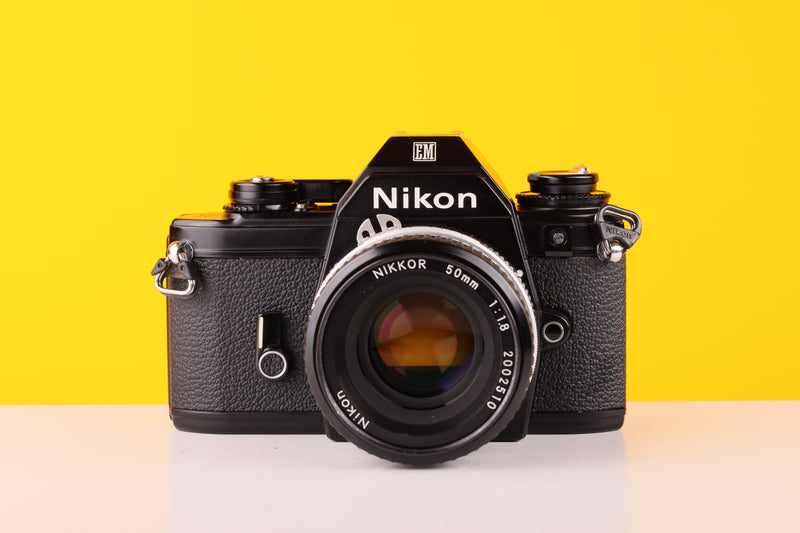 Nikon EM 35mm Film Camera with Nikon 50mm f/1.8