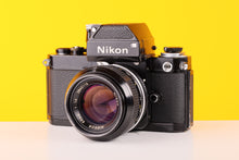 Load image into Gallery viewer, Nikon F2 35mm Film Camera with Nikon 50mm f1.4 Prime Lens

