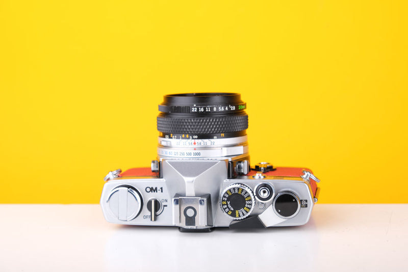 Olympus OM-1 35mm Film Camera with Zuiko 28mm f/2.8 Prime Lens