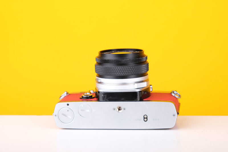 Olympus OM-1 35mm Film Camera with Zuiko 28mm f/2.8 Prime Lens