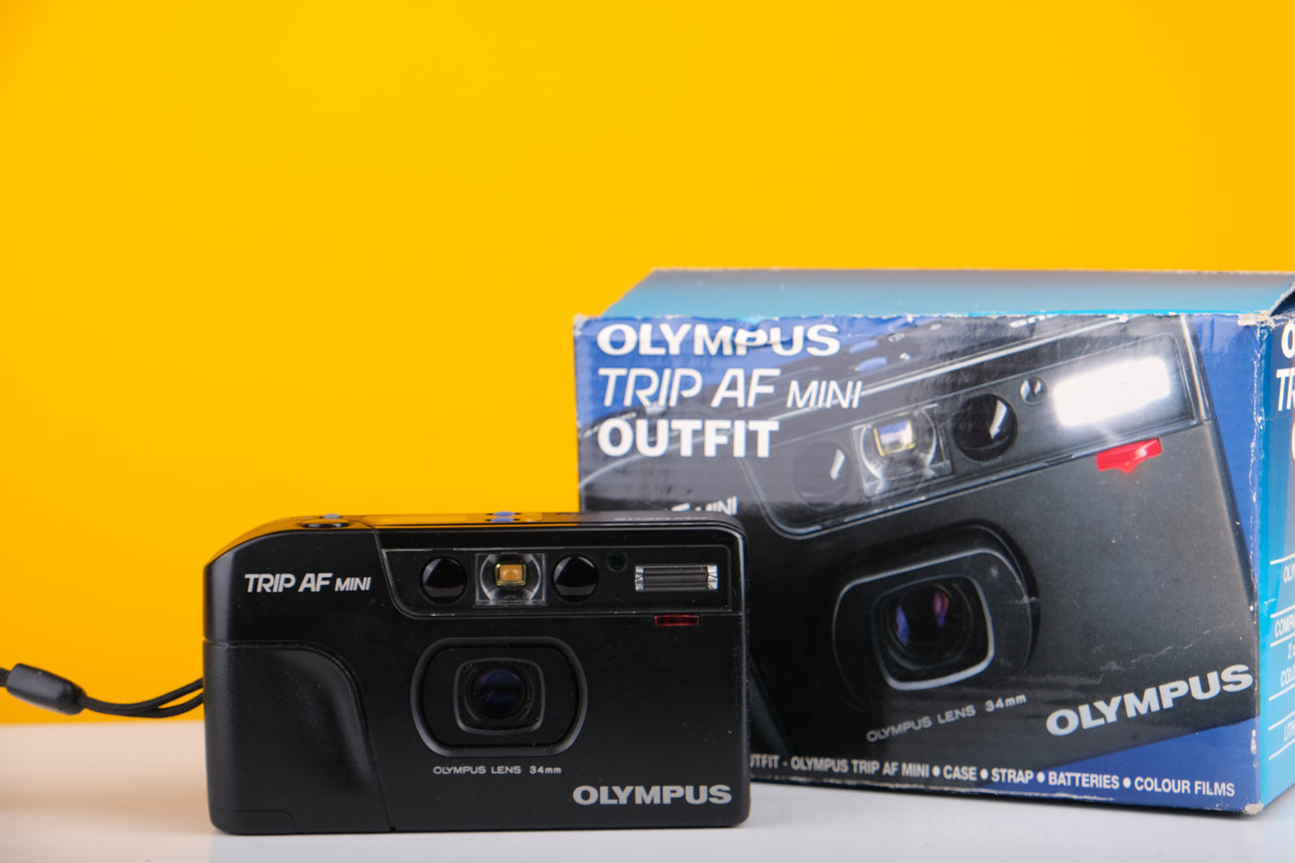 Olympus Trip AF Mini 35mm Point and Shoot Film Camera Boxed