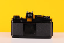 Load image into Gallery viewer, Olympus OM-2n MD Black 35mm Film Camera with Zuiko 28mm

