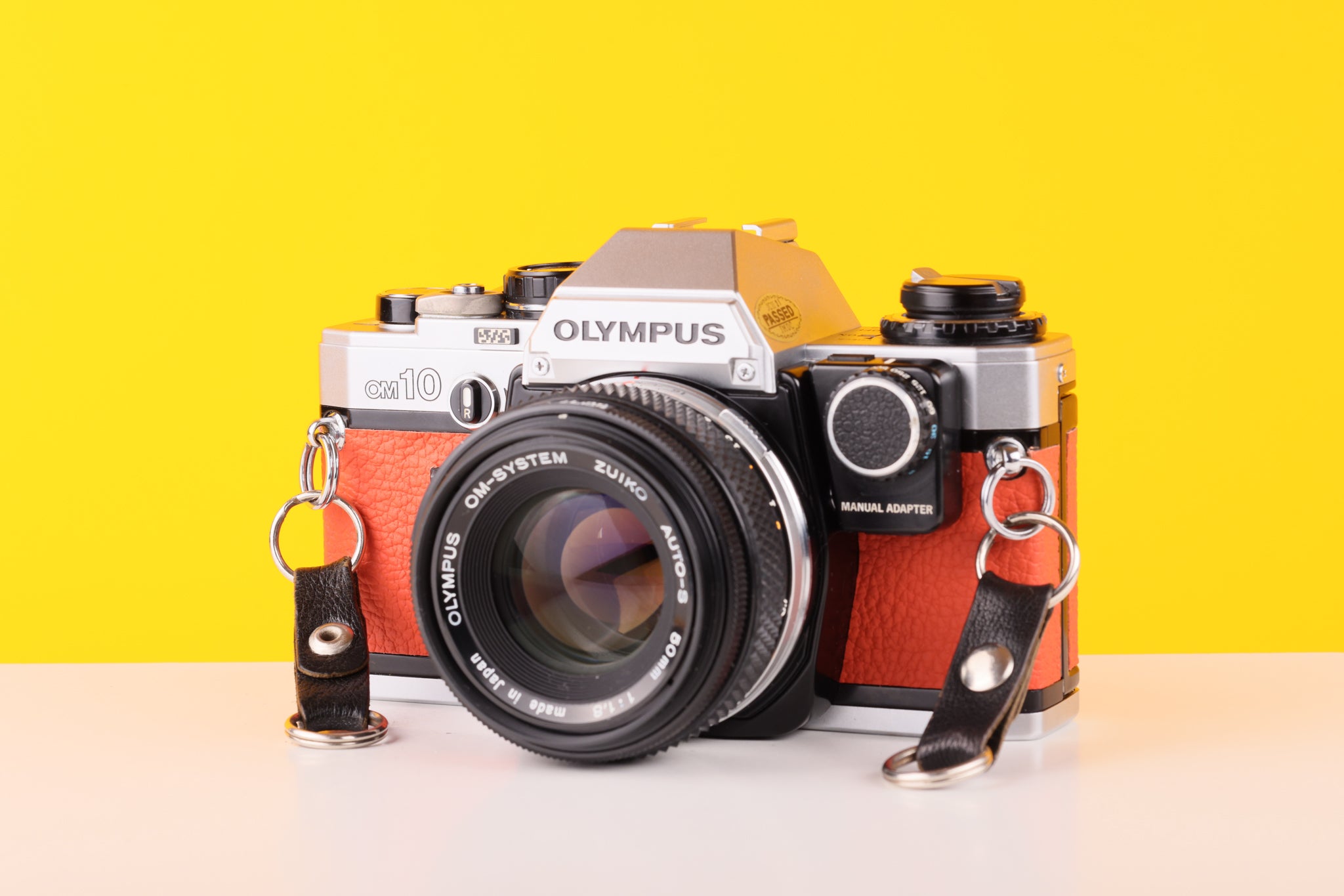 Olympus OM10 35mm SLR Film Camera with Manual Adapter and Olympus