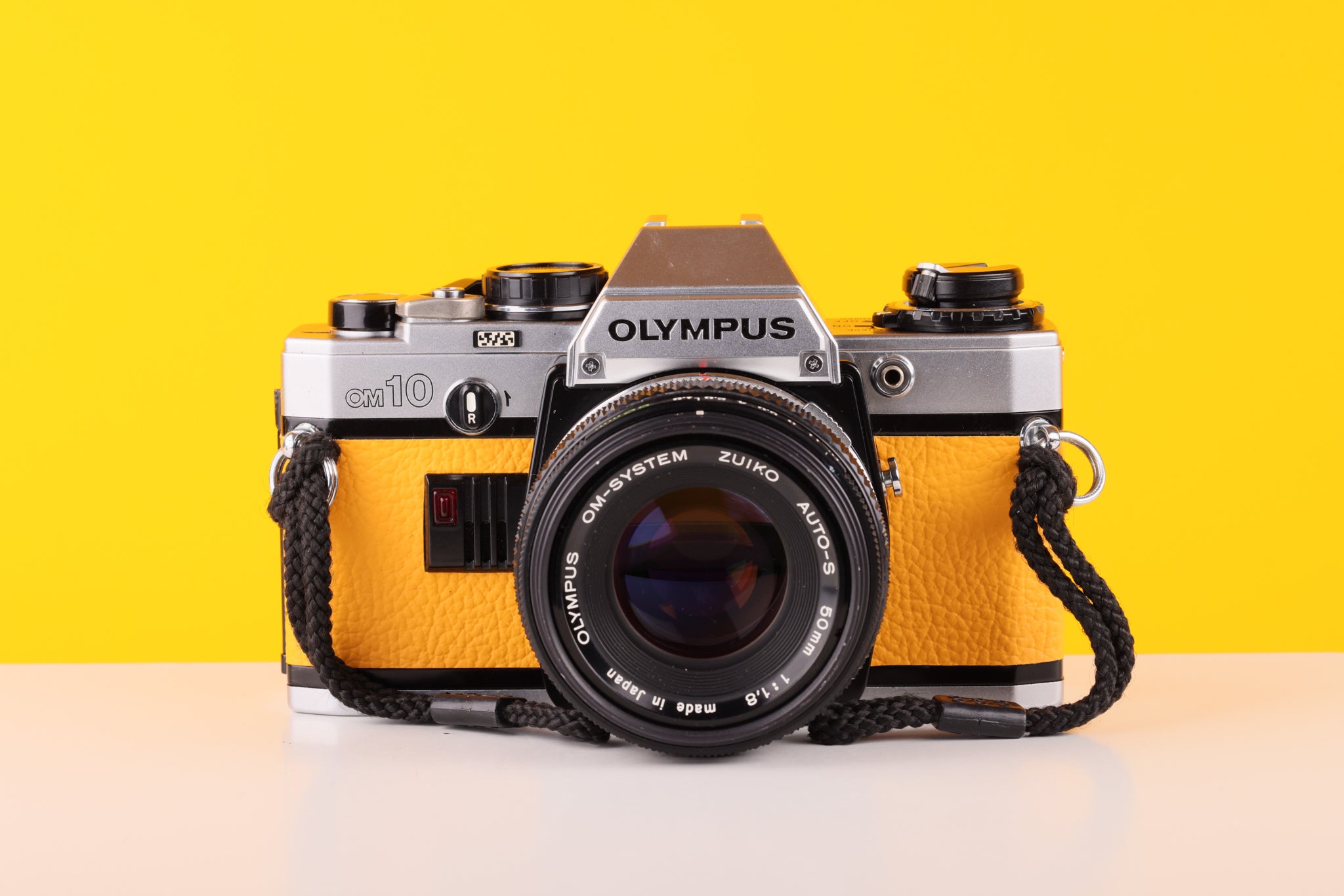 Olympus OM10 35mm SLR Film Camera with Olympus F.Zuiko Auto-S 50mm