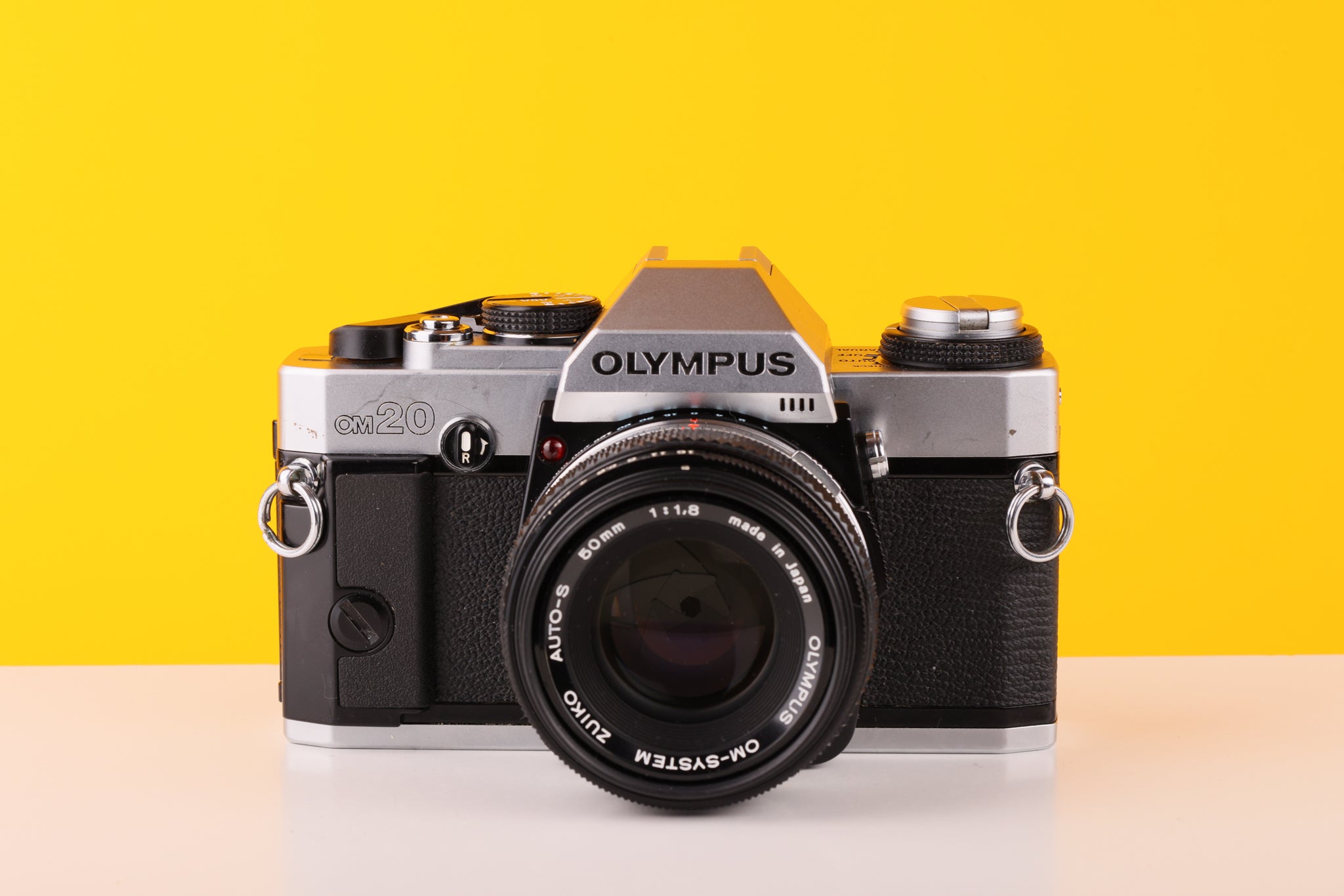 Olympus OM20 35mm SLR Film Camera with Zuiko 50mm f1.8 Lens