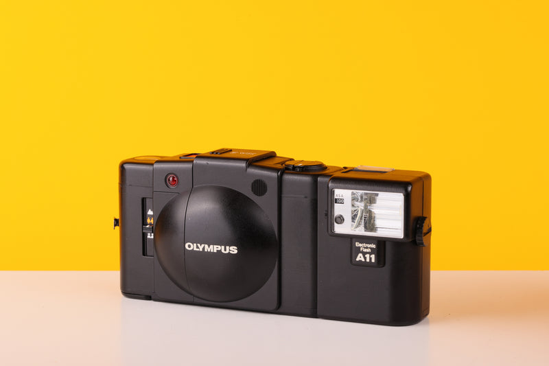 Olympus XA2 35mm Point and Shoot Film Camera with A11 Flash