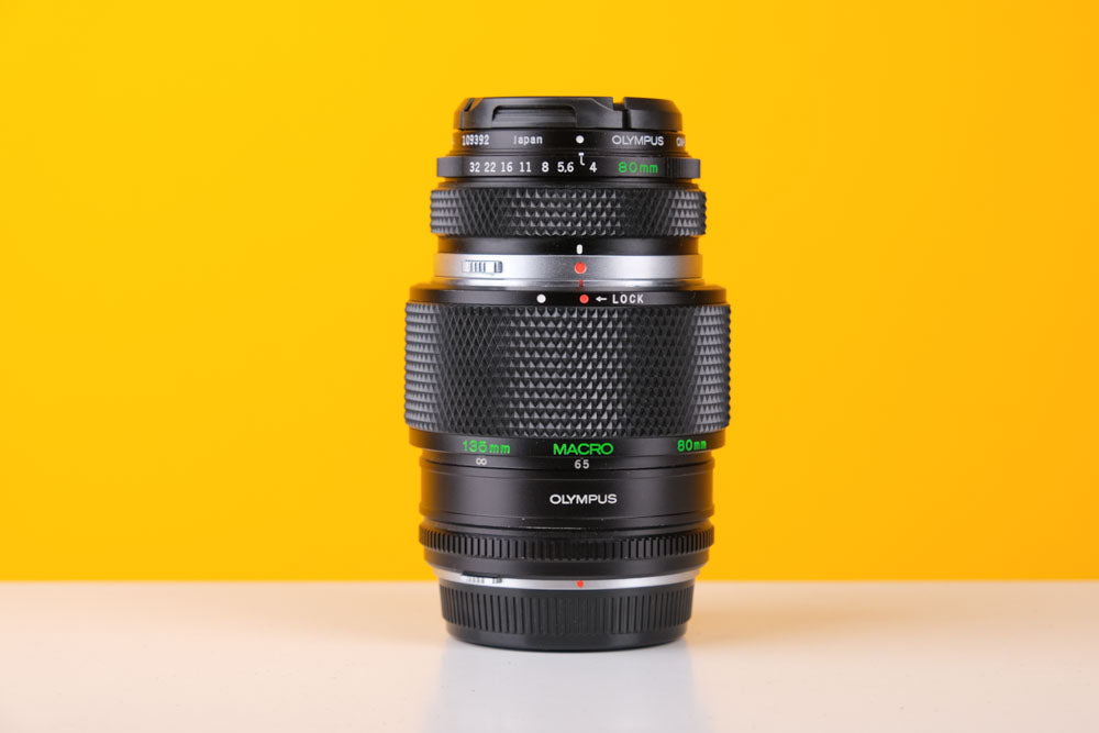 Olympus Zuiko Macro 80mm f/4 Lens with 80-135mm Extension Tube