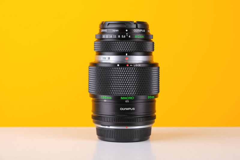 Olympus Zuiko Macro 80mm f/4 Lens with 80-135mm Extension Tube