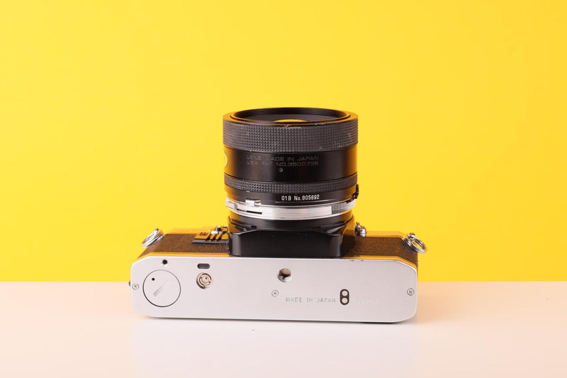 Olympus OM10 35mm SLR Film Camera with Tamron 28mm f/2.8 Prime Lens