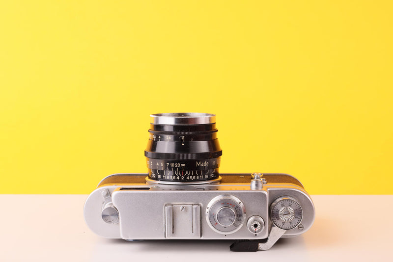 Zorki-4K 35mm Rangefinder Film Camera with Jupiter 50mm f/2 Lens
