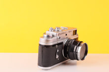 Load image into Gallery viewer, Zorki-4K 35mm Rangefinder Film Camera with Jupiter 50mm f/2 Lens
