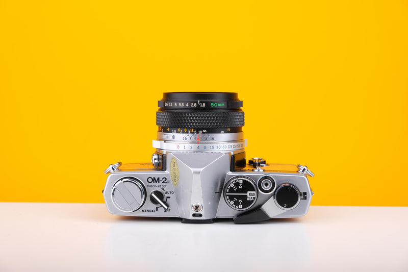 Olympus OM2n MD 35mm Film Camera with Zuiko 50mm f/1.8 Lens