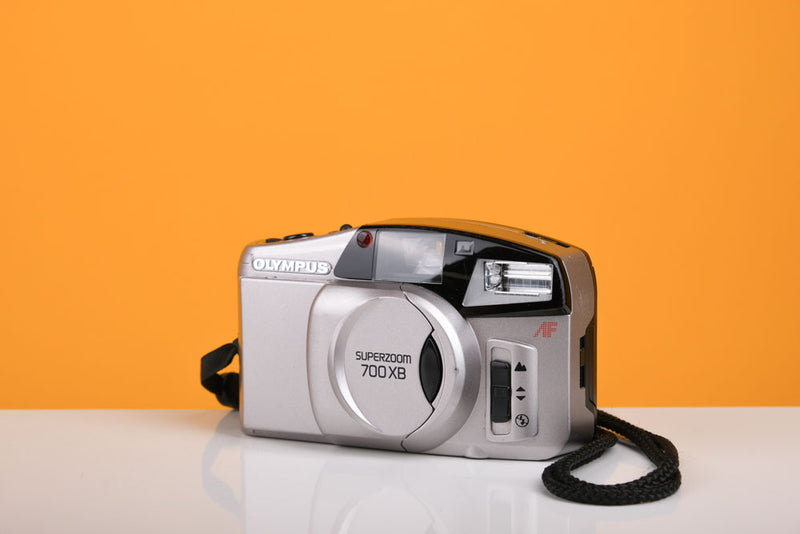 Olympus Superzoom 700XB 35mm Point and Shoot Film Camera Silver