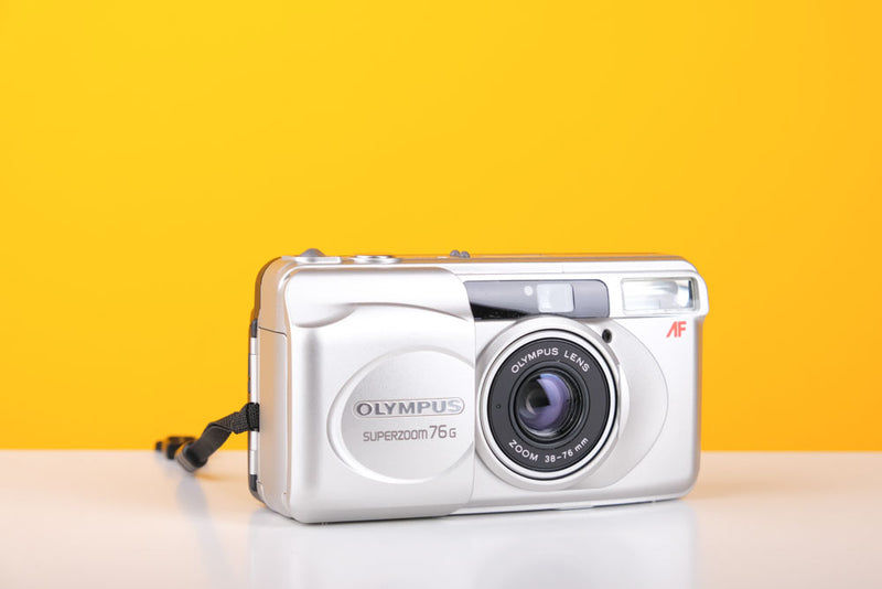 Olympus Superzoom 76G 35mm Point and Shoot Camera