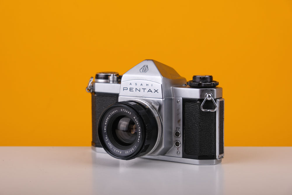 Asahi Pentax SV 35mm Film Camera with Auto-Tokumor 35mm f/3.5 Lens