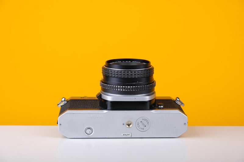 Pentax K1000 35mm Film Camera with SMC Pentax M 28mm f/2.8 Prime Lens