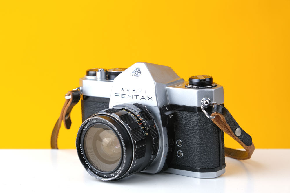 Pentax SP500 35mm Film Camera with Super-Takumar 28mm f/3.5 Lens