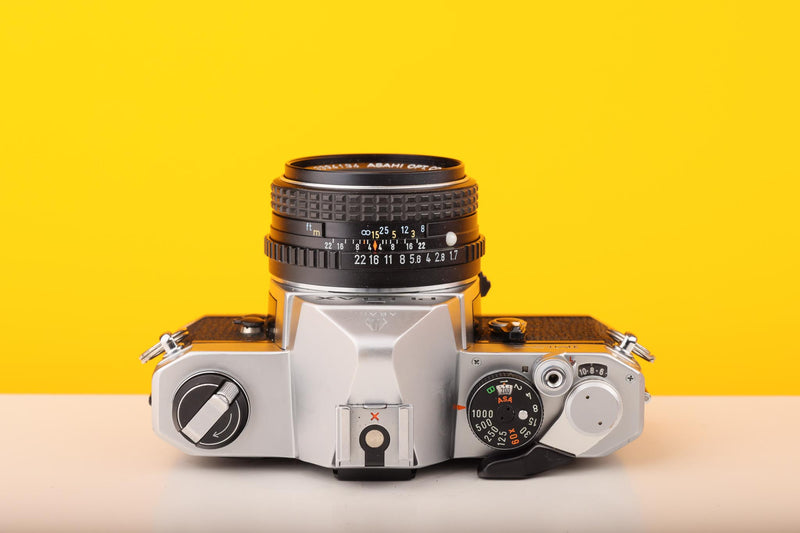 Pentax MX 35mm SLR Film Camera with Pentax 50mm f/1.7 Prime Lens