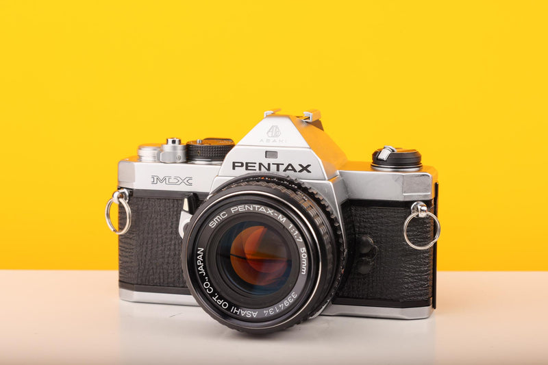 Pentax MX 35mm SLR Film Camera with Pentax 50mm f/1.7 Prime Lens
