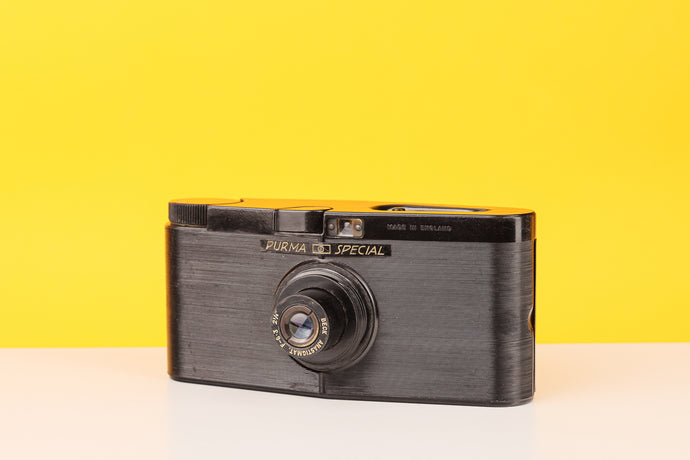 Purma Special Viewfinder Film Camera with Anastigmat 2¼ inch (~57mm) f/6.3, Collapsible Lens