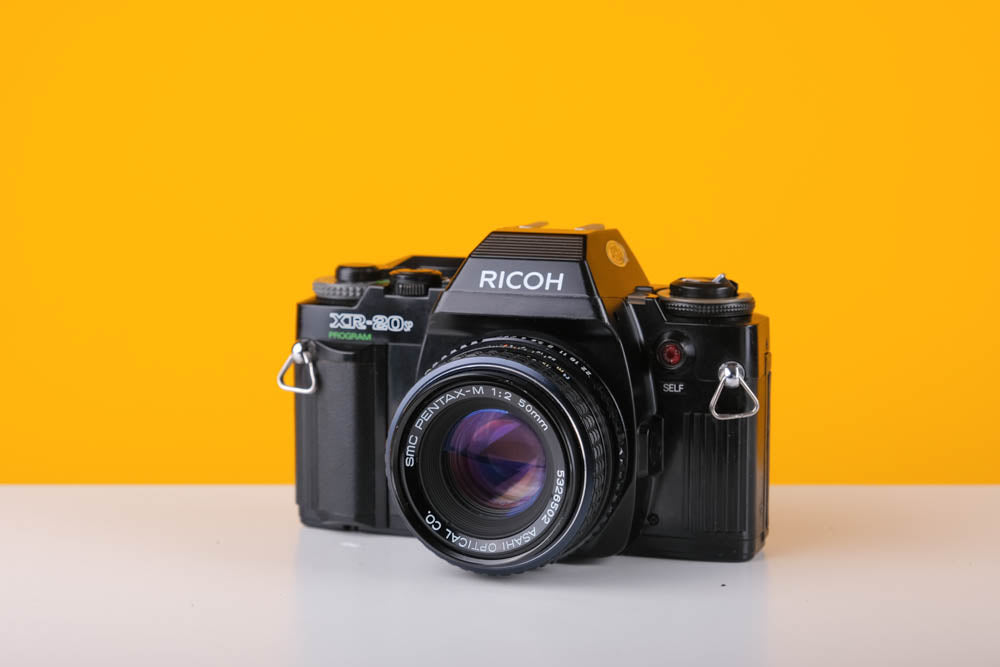 Ricoh XR-20F 35mm Film Camera with Pentax 50mm f/2 Lens