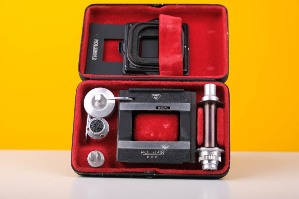Rolleifex Rolleikin 35mm exposure set attachment