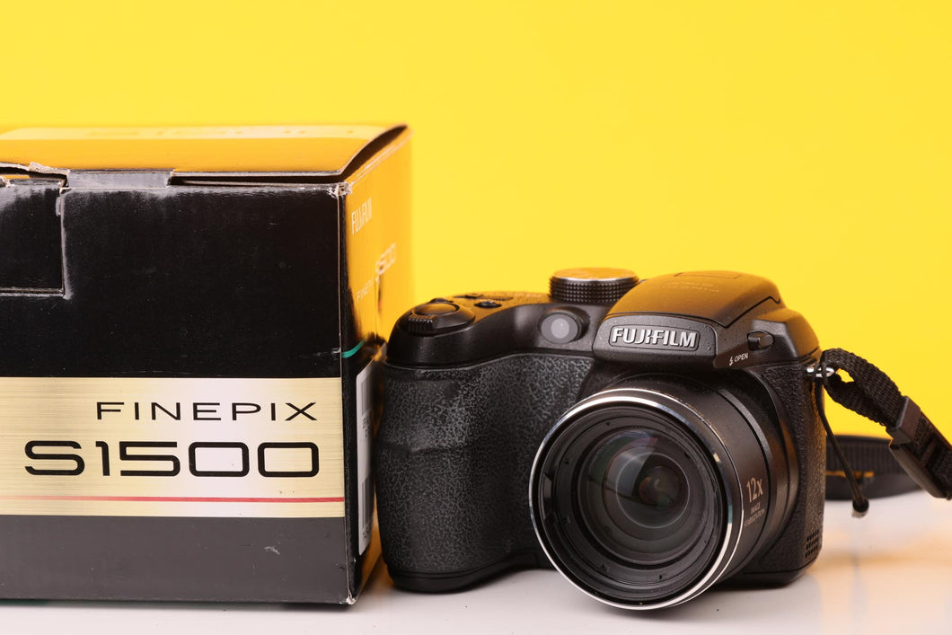 Fujifilm Finepix S1500 Digital Camera Boxed – Vintage Camera Hut