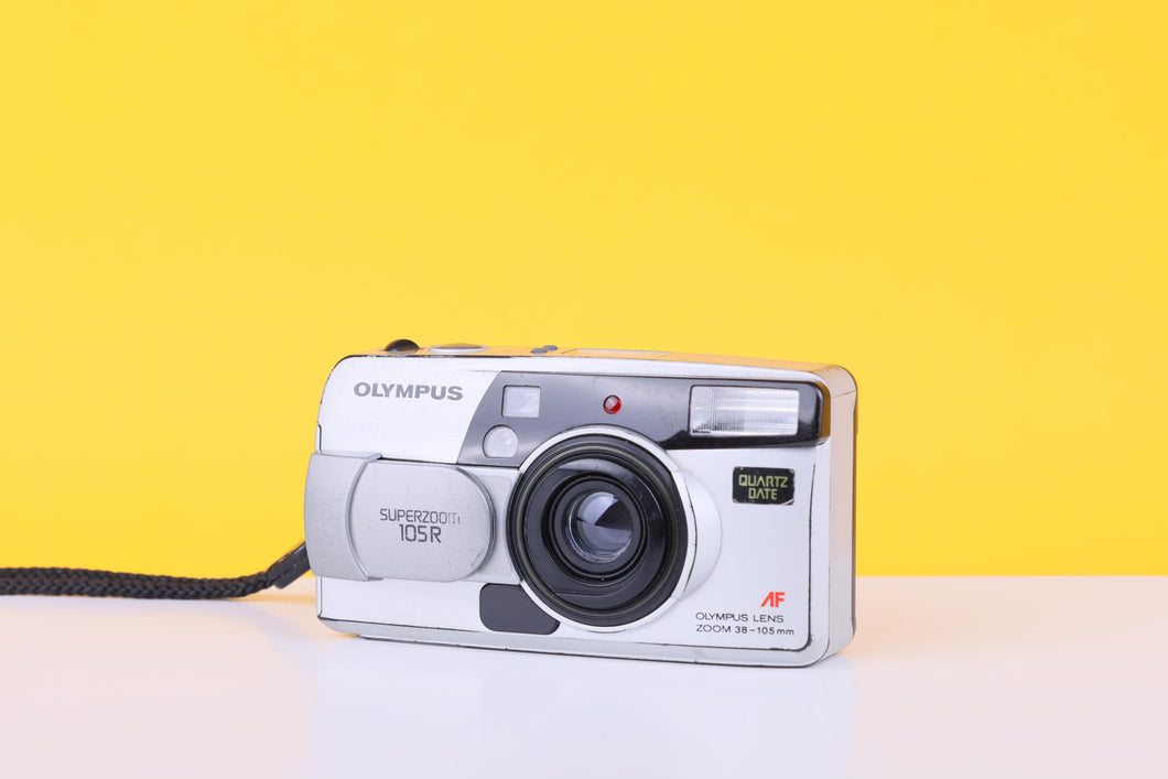 Olympus Superzoom 105R 35mm Film Camera Point and Shoot
