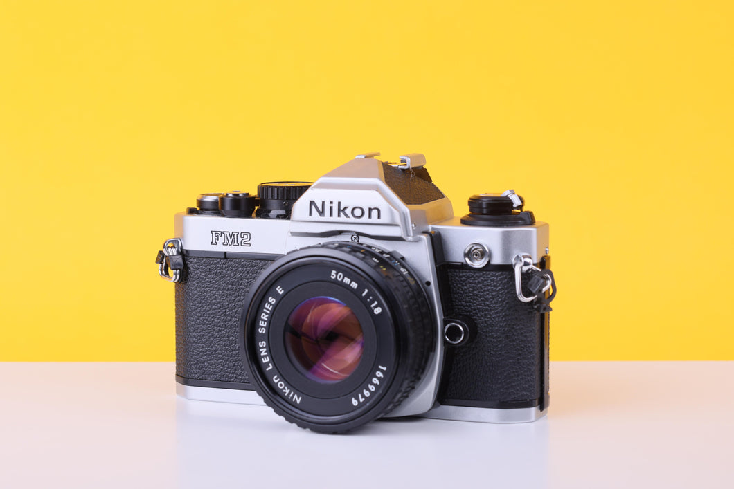 Nikon FM2n 35mm SLR Film Camera with Nikon Series E 50mm f1.8 Lens