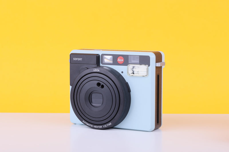 Leica Sofort Blue Instant Film Camera Boxed