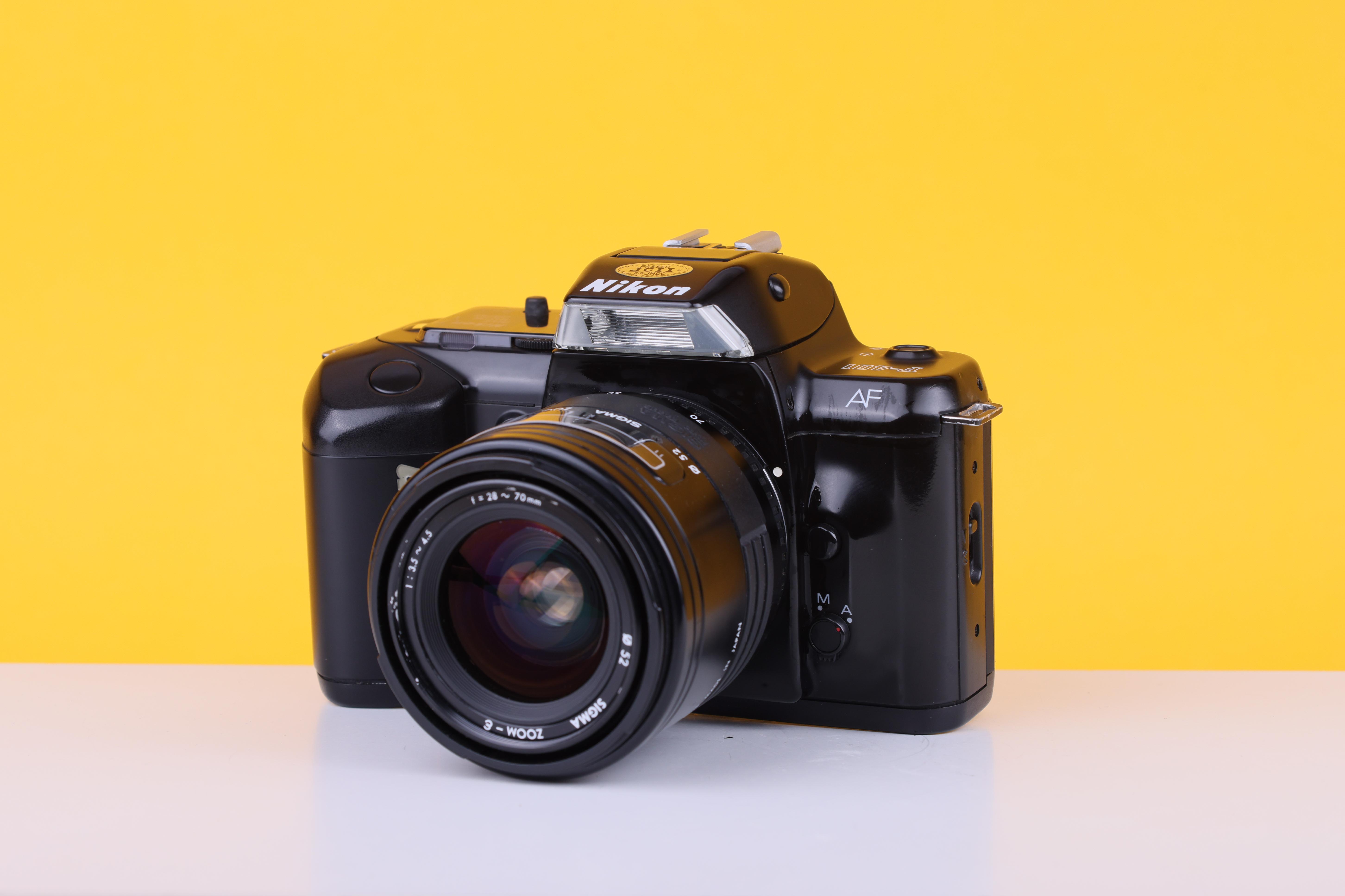 Nikon F-401 35mm SLR Film Camera with Sigma 28-70mm f3.5 Lens