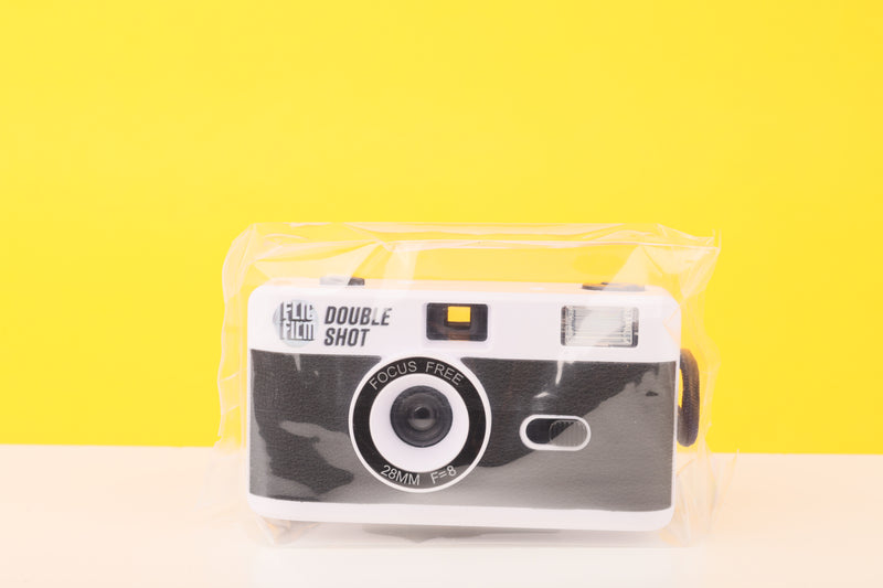 Flic Film Half-Frame  Reusable Camera with Built in Flash