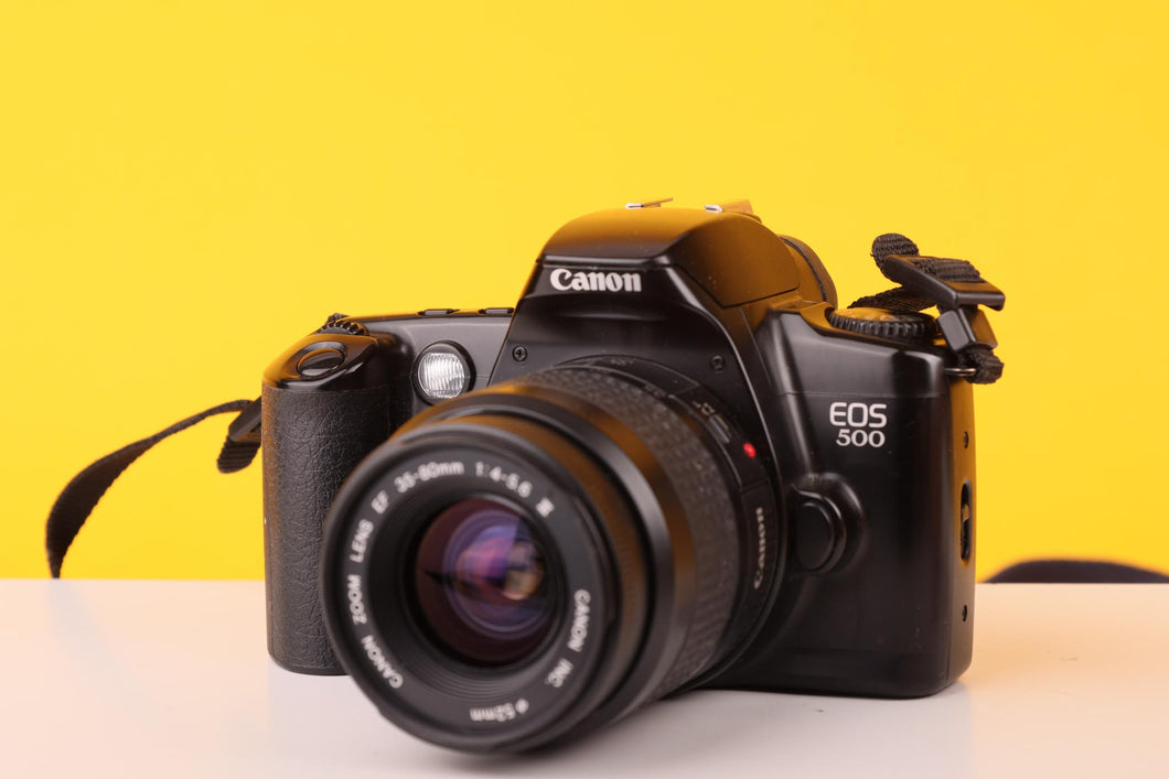 Canon EOS 500 35mm Film Camera with Canon 35-80mm f4-5.6 Lens