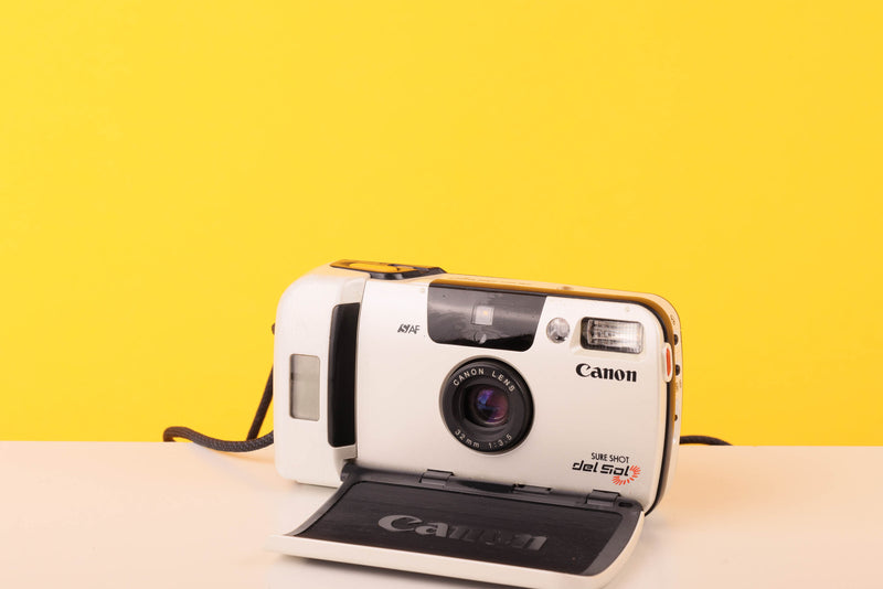 Canon Sure Shot Del Sol 35mm Point and Shoot Film Camera