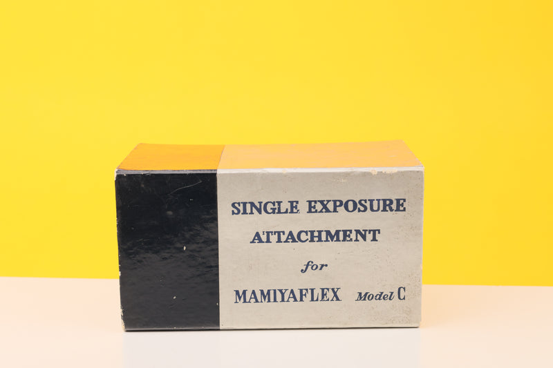 Mamiya Single-Exposure Atachment for the Mamiyaflex Model C- kit