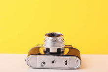 Load image into Gallery viewer, Halina Paulette Electric 35mm Viewfinder Film Camera with Halinar 45mm f2.8 F.C. Lens
