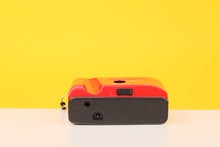 Load image into Gallery viewer, 35mm Focus Free Point and Shoot 35mm Film Camera Red

