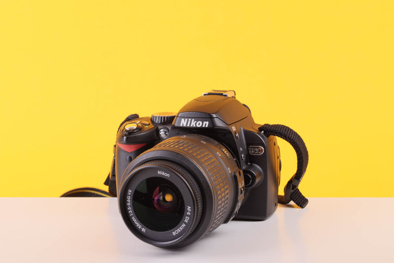 Nikon D60 DSLR Camera with AF-S DX NIKKOR 18-55mm f/3.5-5.6G VR Lens