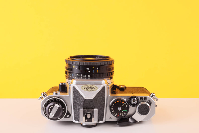 Nikon FE Silver 35mm Film Camera with Nikon 50mm f/1.8 Lens