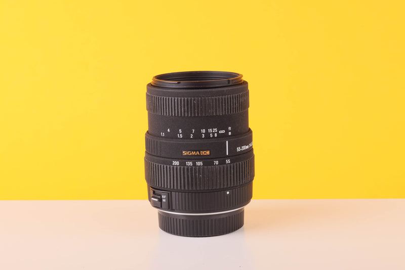 Sigma 55-200mm f/4-5.6 DC Zoom Lens for Canon EF-S Mount