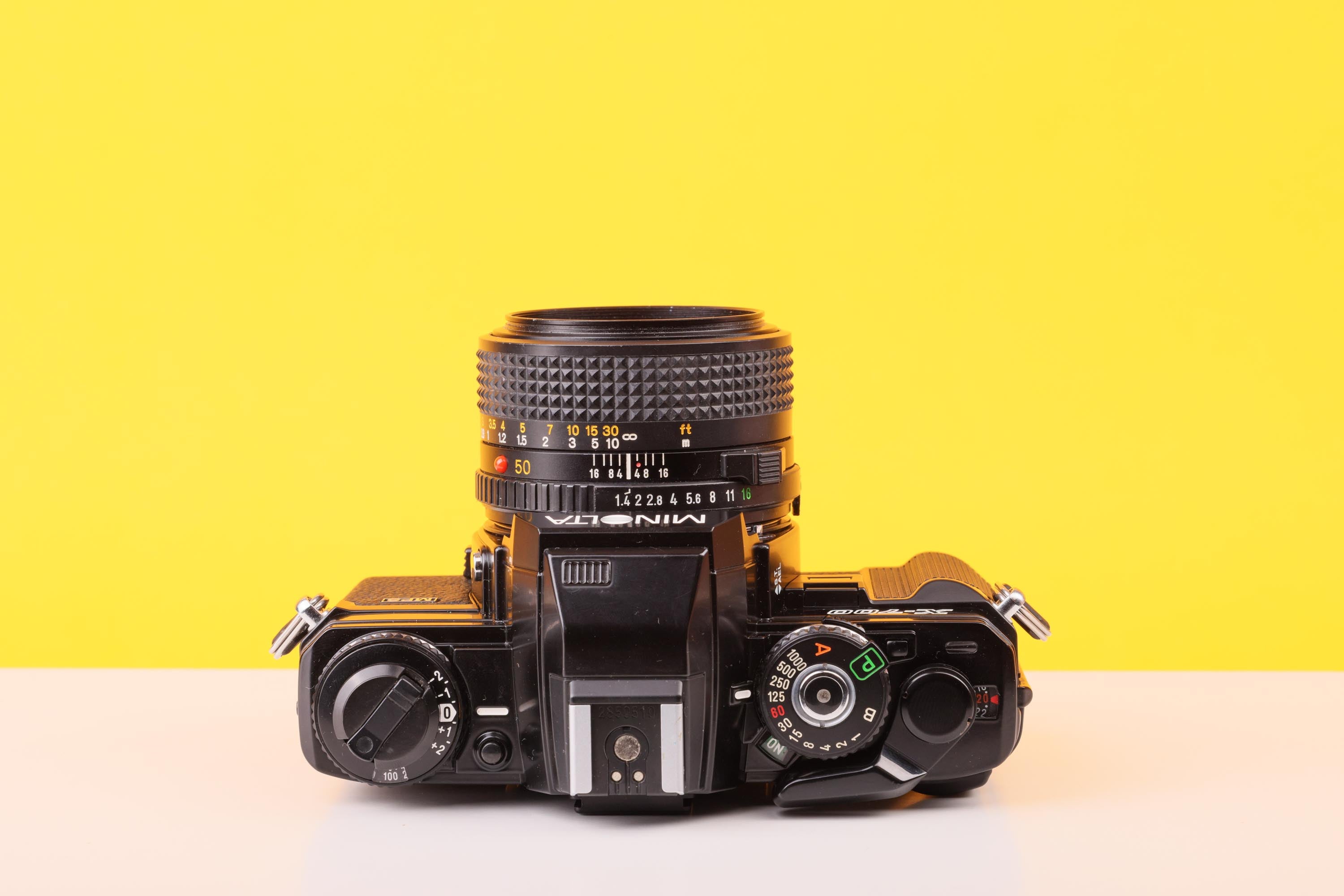 Minolta X-700 35mm SLR Film Camera with Samsung MD Rokkor 50mm f/1.4 Lens