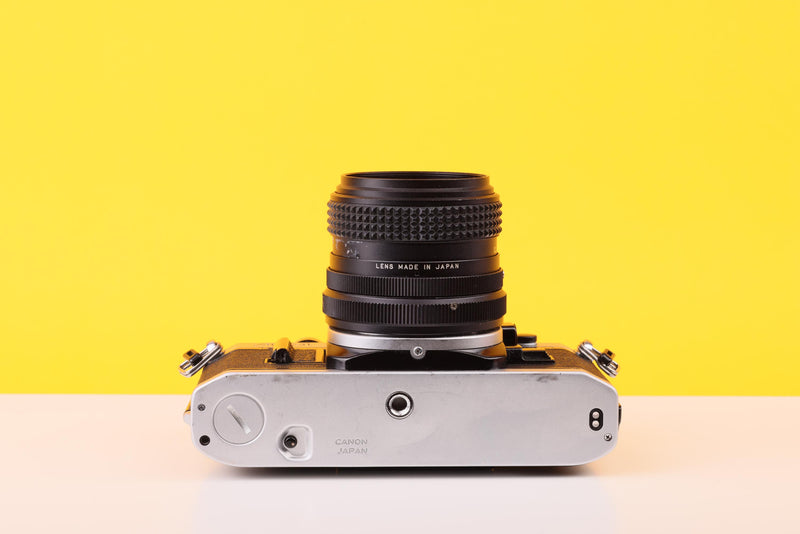 Canon AE-1 35mm Film Camera with Tokina 28mm f2.8 Zoom Lens