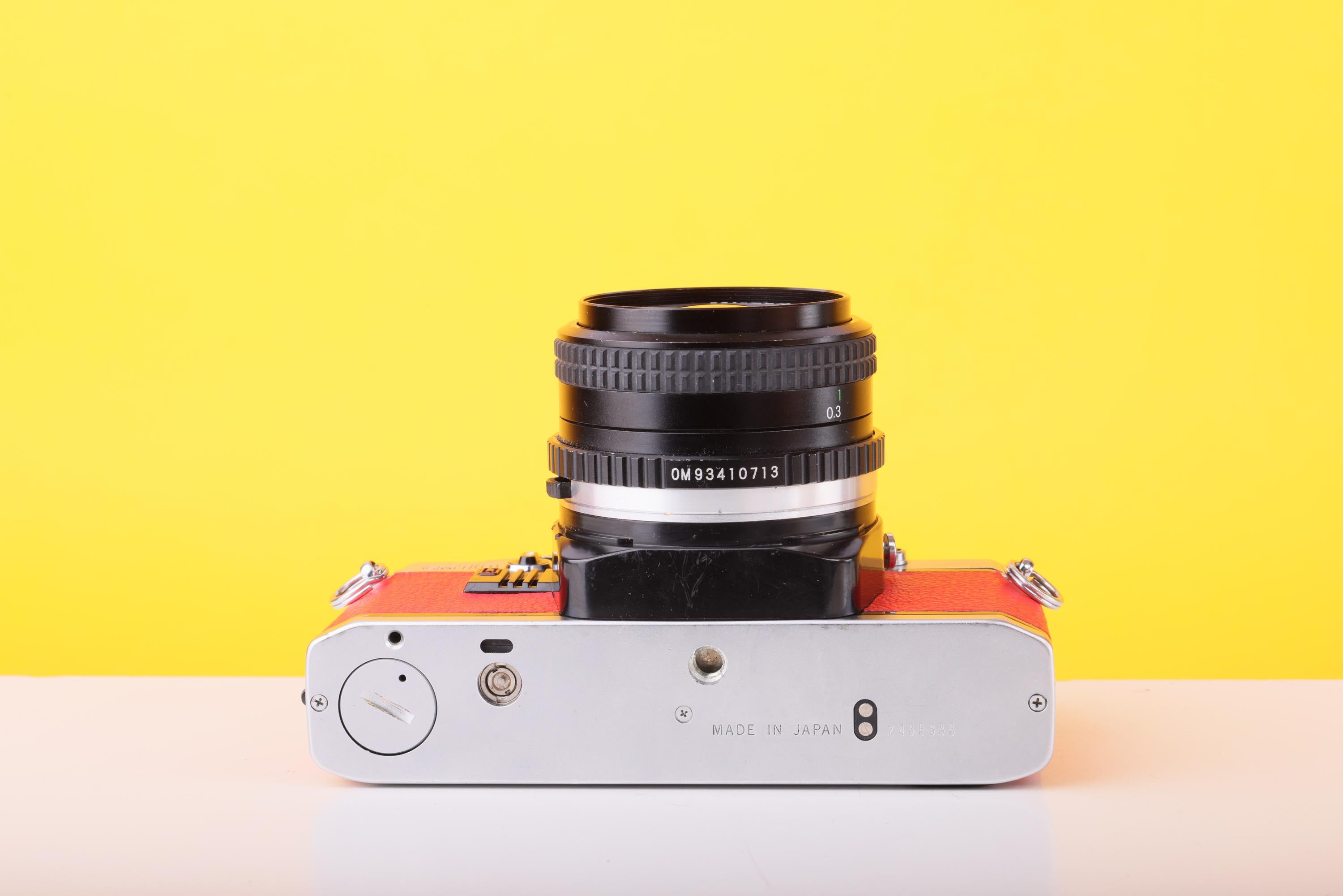 Olympus OM10 35mm SLR Film Camera with Miranda 28mm f/2.8 Lens in