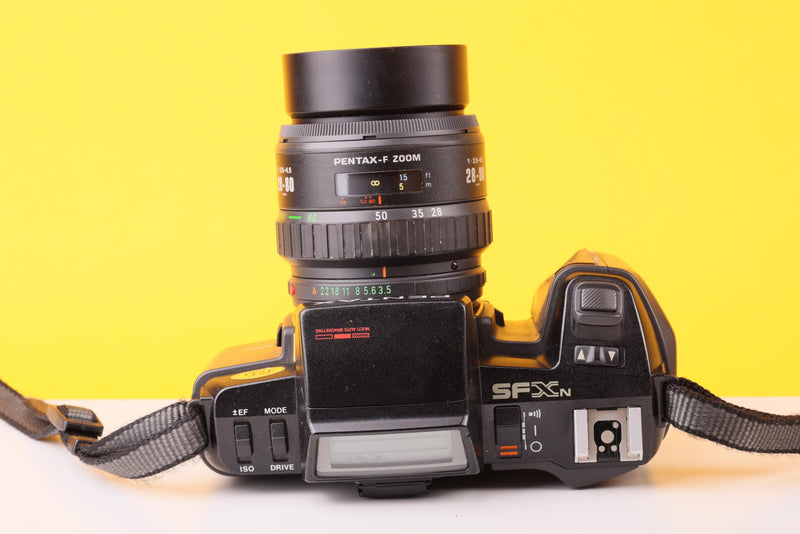 Pentax SFX 35mm Film Camera with Pentax 35-80mm F4 Lens