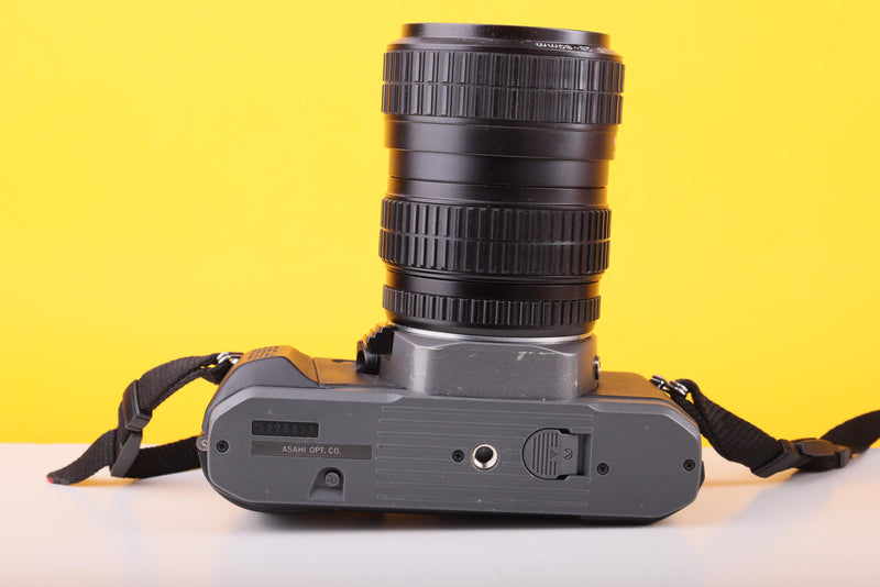 Pentax P30 35mm SLR Film Camera with Pentax-A 28–80mm f/3.5–4.5 Zoom Lens