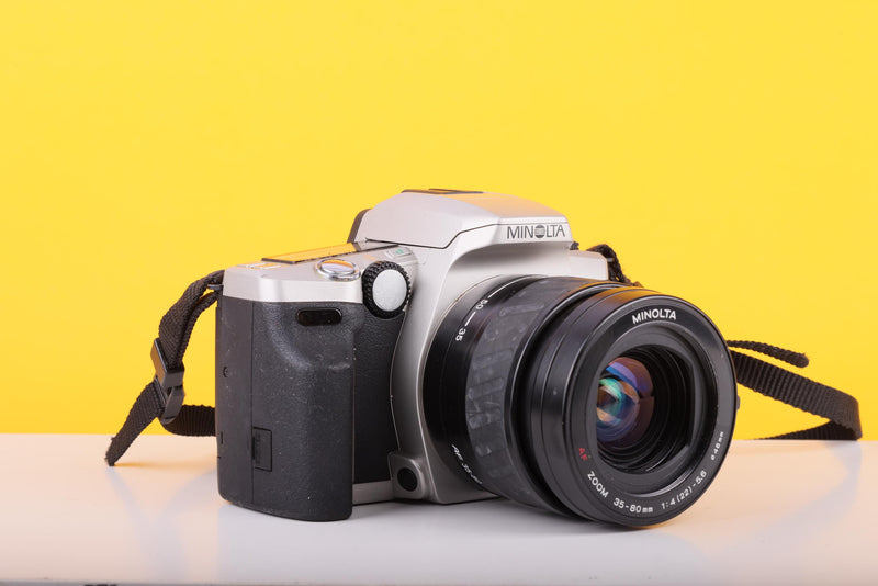 Minolta Dynax 5 35mm SLR Film Camera with Minolta AF 35–80mm Lens