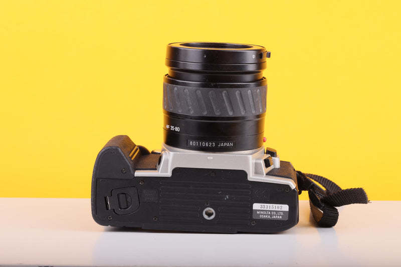 Minolta Dynax 5 35mm SLR Film Camera with Minolta AF 35–80mm Lens
