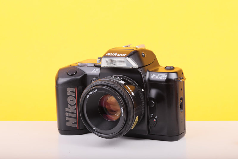 Nikon F-401s 35mm SLR Film Camera with AF Nikkor 50mm f/1.8 Lens