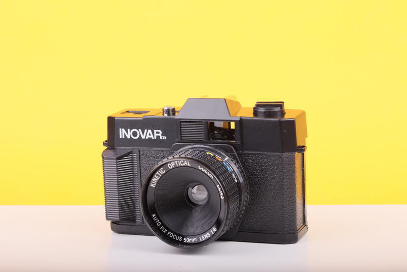 Inovar Fixed Focus Point And Shoot 35mm Film Camera– 50mm f/6 Lens