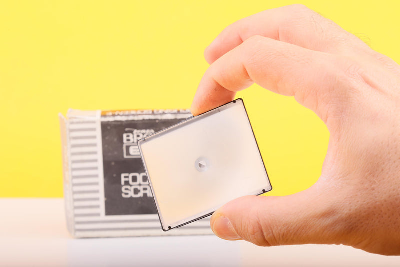 Zenza Bronica ETRS Focusing Screen-E – Microprism Focusing Screen for Medium Format SLR Camera – Original Box